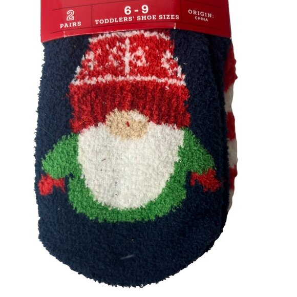 Wondershop Toddlers Super Soft Christmas Crew Socks Pairs Size 5-9 New - Picture 3 of 5